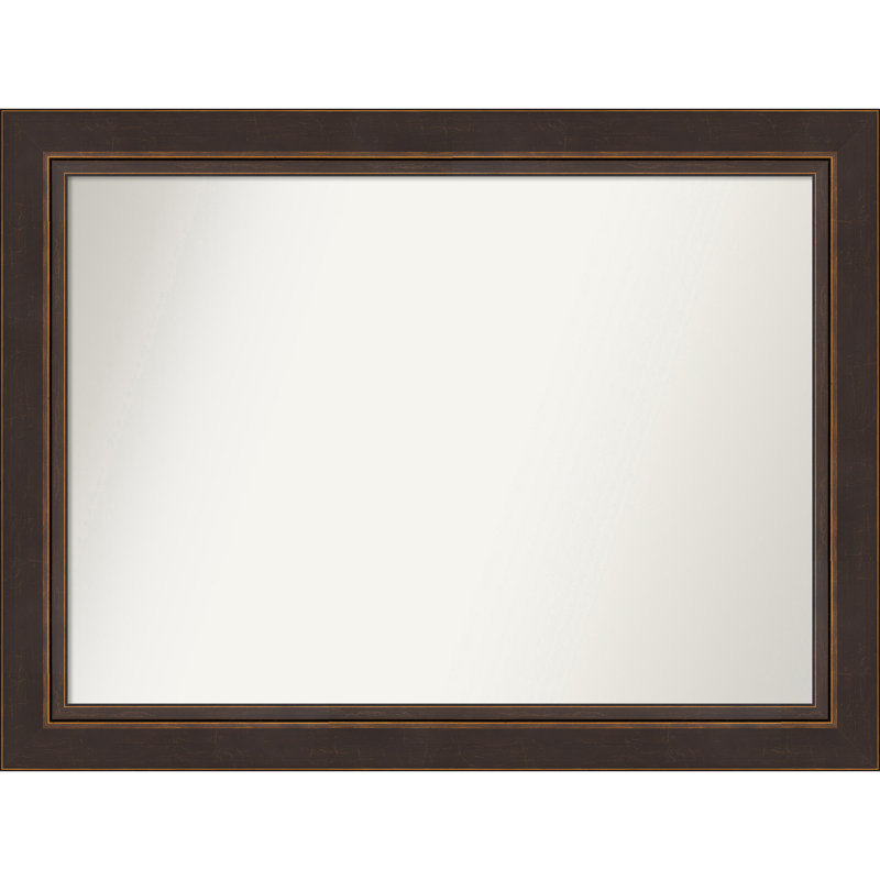 Ramsses Solid Wood Wall Mirror, Rectangle, 24.5" x 32.5"