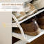 12 Pair Flip Down Shoe Storage
