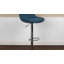 Tabouret de bar pivotant à hauteur réglable au gaz contemporain avec coussin de soutien - Tabouret de cuisine-1502587055