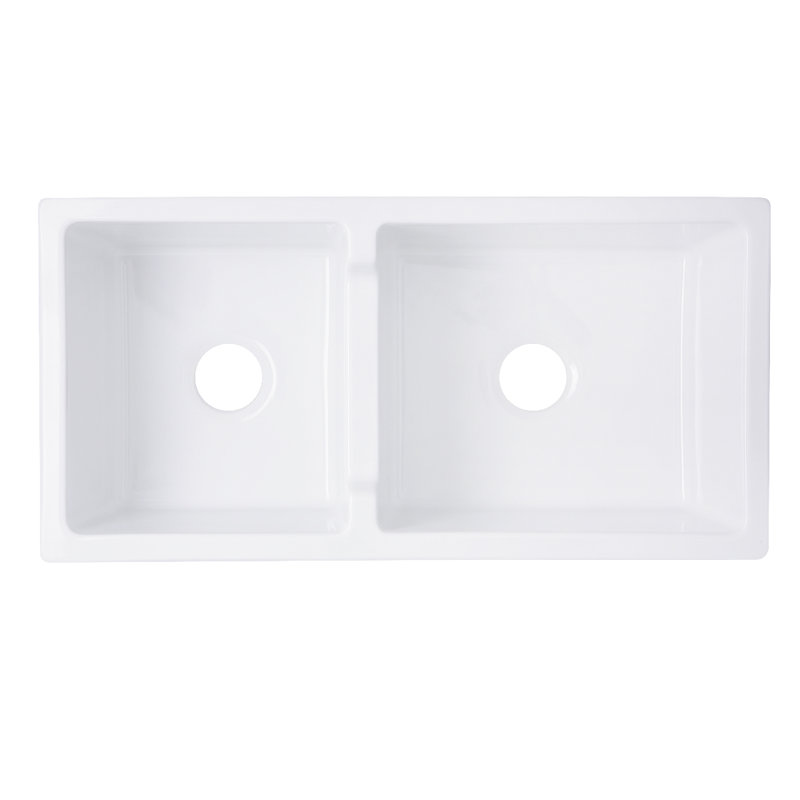 Hyannis 35.5'' L Double Basin Kitchen Sink