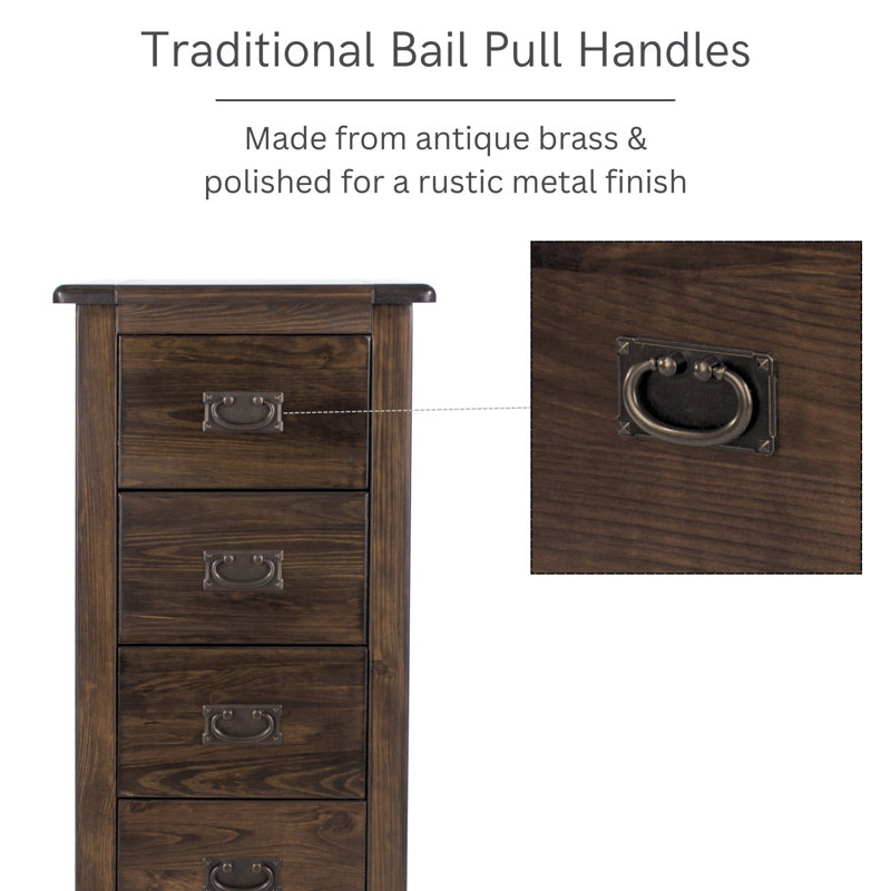 Somerville 5 Drawer narrow chest of drawers