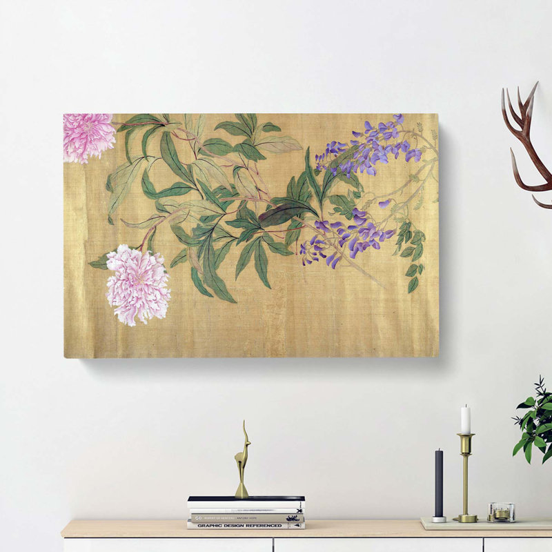 One Hundred Flowers Vol.4 by Yun Shouping - Wrapped Canvas Painting, 40cm H x 60cm W x 3cm D