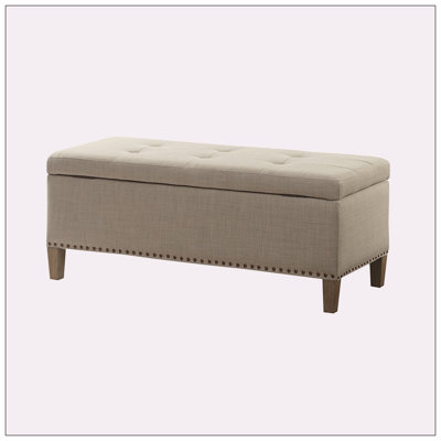 Tufted Top Soft Close Storage Bench