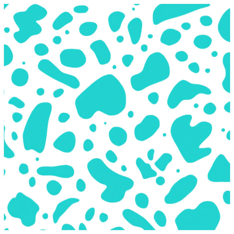 Abstract Blue Blobs Comforter, Twin Extra Long