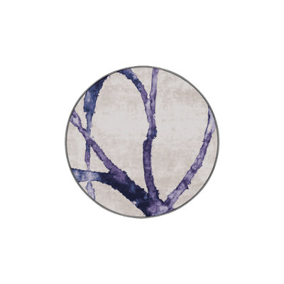 Machine Washable Gray Area Rug