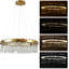1 - Light Gold LED Crystal Pendant