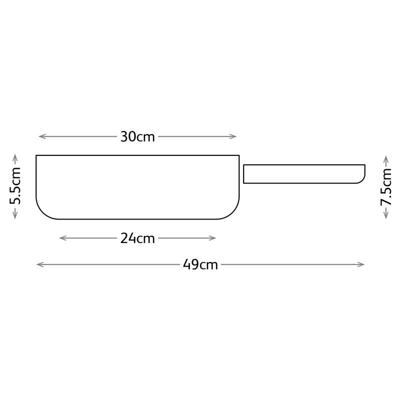 Judge, Essentials - Non-Stick Frying Pan, 30 cm