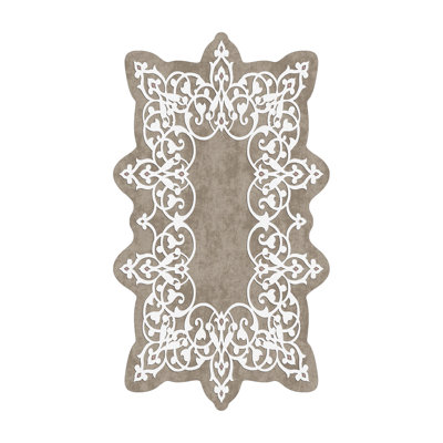Washable Floral Indoor Rug