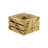 Farmstead Set of 3 Rustic Wood Storage Crates with Aged Brown Finish-305256270