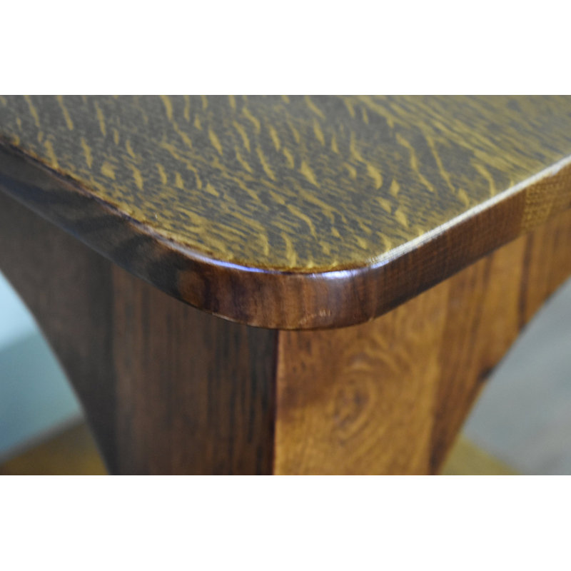 Table de bout en bois massif Arts and Crafts