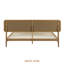 Lit plateforme en bois massif NTC Lupin avec tête de lit et lattes silencieuses, style Mid-Century moderne, capacité de poids de 1000 lb, assemblage sans effort, aspect très grand teck-416198690-425854247