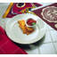 Assiettes carrées blanc crème, 11 1/4 po, par Oneida