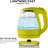 OVENTE Electric Kettle, 1.5L Borosilicate Glass Countertop Water Heater and Boiler for Coffee or Tea, BPA-Free, Auto Shut-Off,  Boil-Dry Protection, Removable and Washable Spout Filter, Green KG83G-64703168