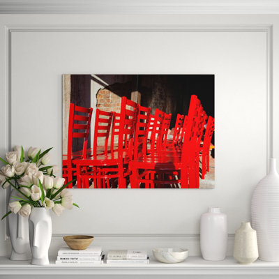 Red Chairs Print
