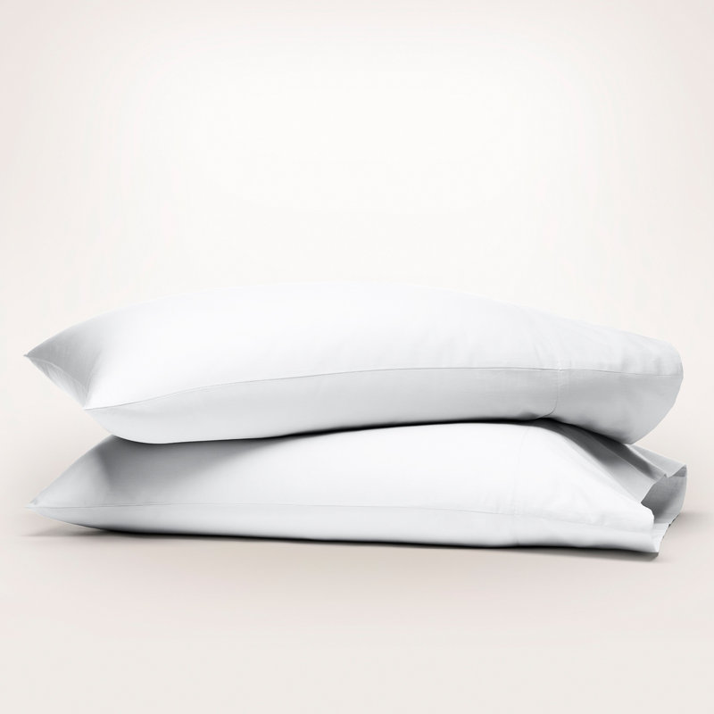 Hedvall 300TC 100% Organic Cotton Percale Pillowcases, White