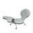 Outdoor Folding Lazy  Steel Chaise Lounge