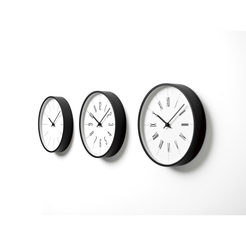 Roney Glass Wall Clock, Arabic