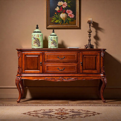 Buffet multifonctionnel en bois massif