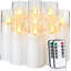 Bougie pilier sans flamme en acrylique