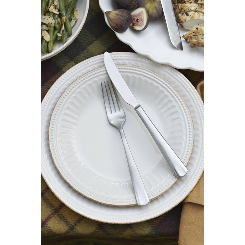 Lenox French Perle Groove 12-Piece Dinnerware Set