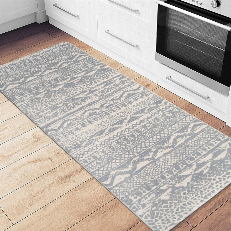 Tapis anti-fatigue gris patiné, Rectangle 1 pi 6 po x 3 pi 11 po