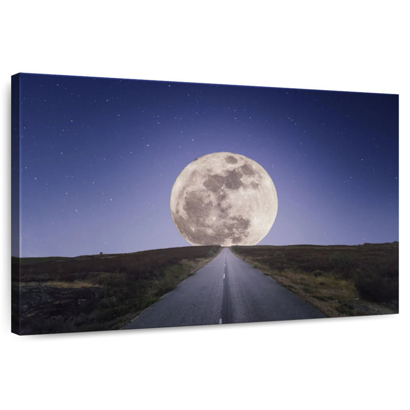 Oberle Road To Moonrise, 8" H x 12" W