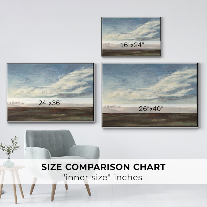 " Coming Storm " Painting Print, White, 25" H x 17" W x 2" D