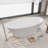 Freestanding Soaking Solid Surface Bathtub