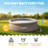 Funsicle 12' x 36" QuickSet Ring Top Above Ground Swimming Pool, Basketweave-129401582-129401584