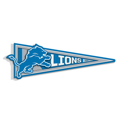NFL Detroit Lions Pennant Sign