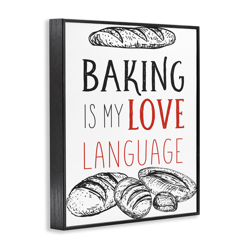 «Bake My Love», giclée encadrée par Diane Labombarbe, H 14 po x l 11 po, Giclée encadrée noir minuit