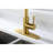 Pull Down Single Handle Spring Kitchen Faucet-116628649