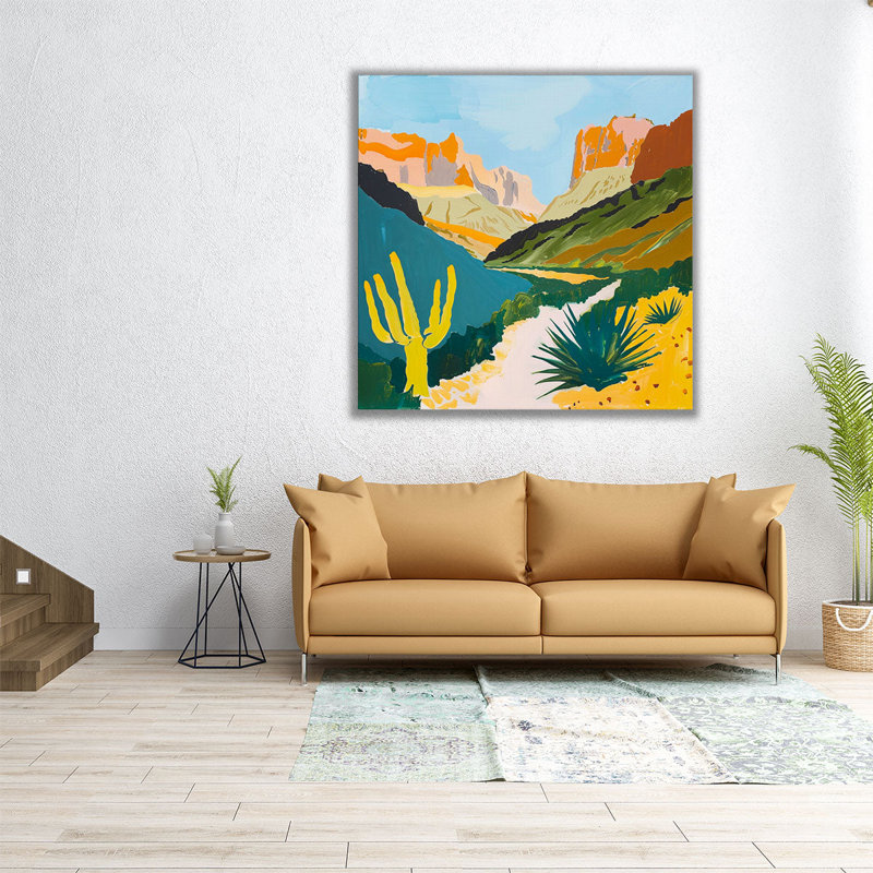 «A Scenic View II», reproduction d'art sur toile, H 12 po x l 12 po