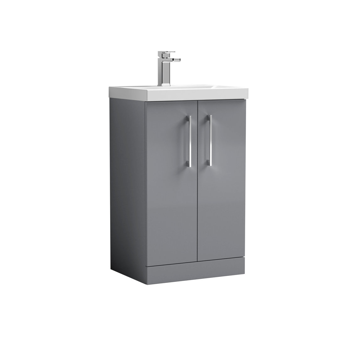 Arno 510mm Single Bathroom Vanity with Integrated Vitreous China Basin