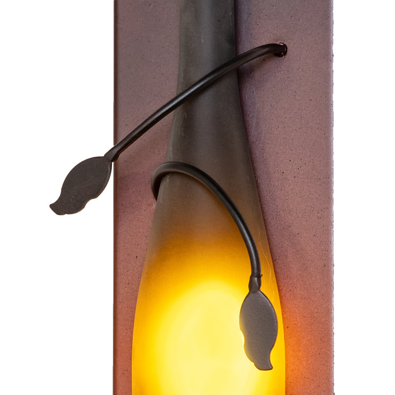 Tuscan Vineyard 1 - Light Flush Mounted Sconce, Gray, Amber, T6.5