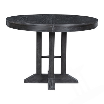 Farmhouse Dining Table Extendable Round Table