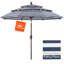 Parasol de patio en oléfine 3 étages 9 pi 9 pi-932715638