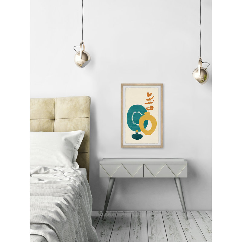Miroir de curiosité - peinture encadrée, H 12 po x l 8 po