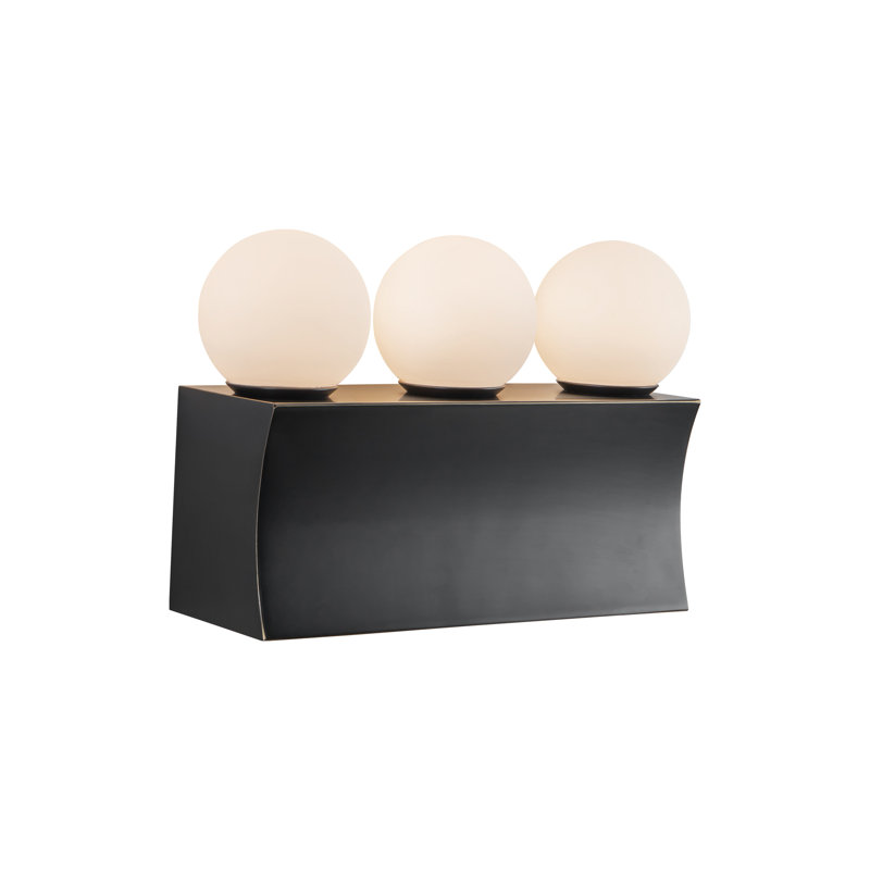 Sinclair 12-in Black dimmable LED Bathroom Vanity Light, 12-in, Oil Rubbed Bronze