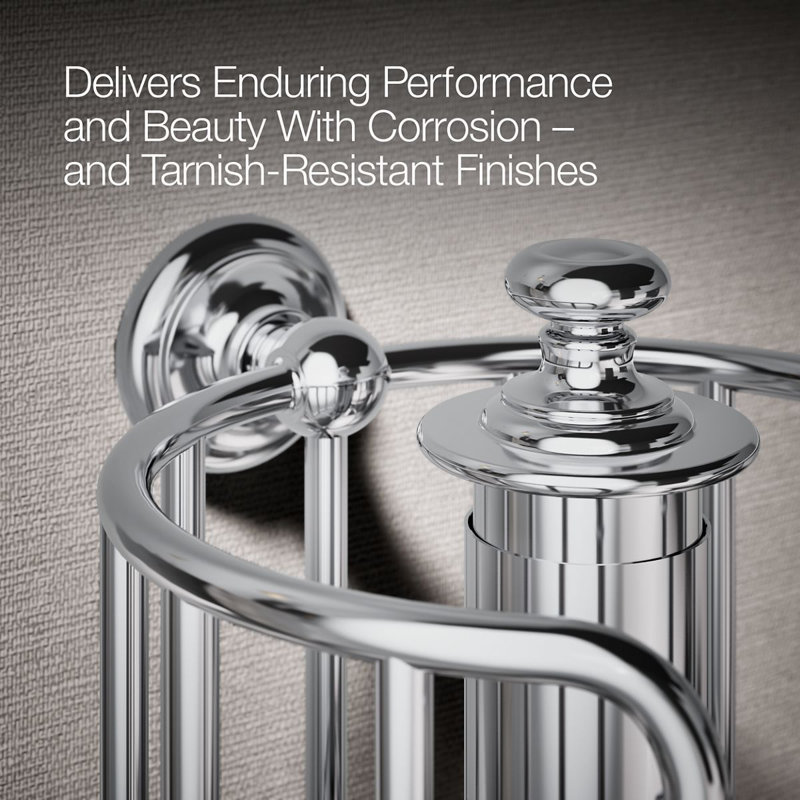 Artifacts® Toilet Tissue Carriage, Polished Chrome