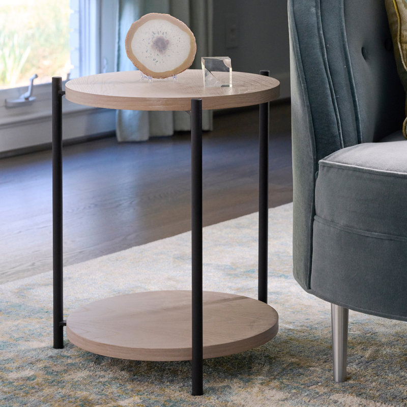 End Table, Natural Oak