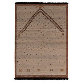 Burano Hand Knotted Wool Geometric Area Rug