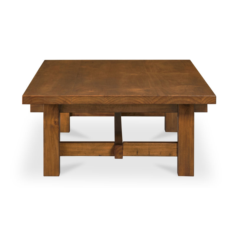 Octavia Solid Pine Wood Rectangular Coffee Table