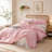 Ruffle Comforter Set 3 Pieces-Bedding for All Seasons Fluffy Vintage Farmhouse Comforter With Two Pillowcases-117190134-117190137