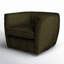 Rashi Swivel Chair-Surrey Olive-1339051424