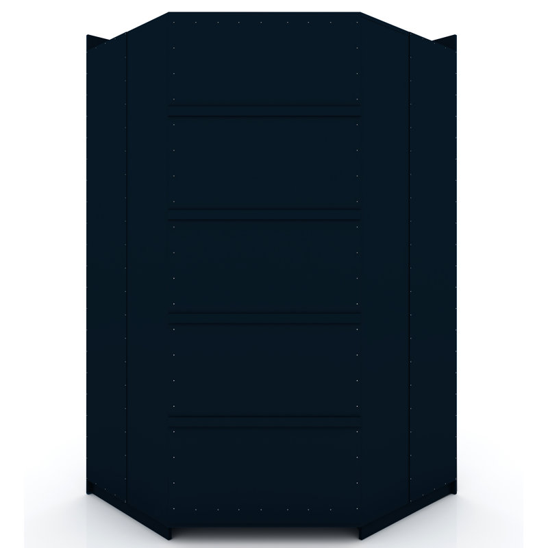 Aleece 65.91'' Closet System, Tatiana Midnight Blue