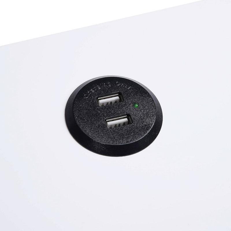 Table d'appoint avec station de charge USB