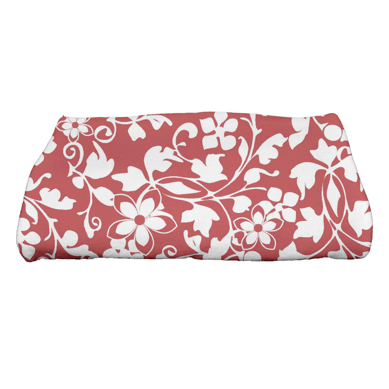 Serviette de bain en microfibre, Rouge