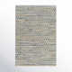 Handmade Blue, Beige, Tan Rug