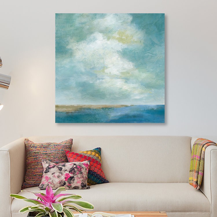 «Cloudscape III», reproduction sur toile, H 48 po x l 48 po x P 1,5 po, Toile tendue, Pas de tapis
